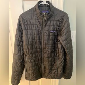 Patagonia Men’s Nano Puff Jacket, Size S, Forge Grey Color